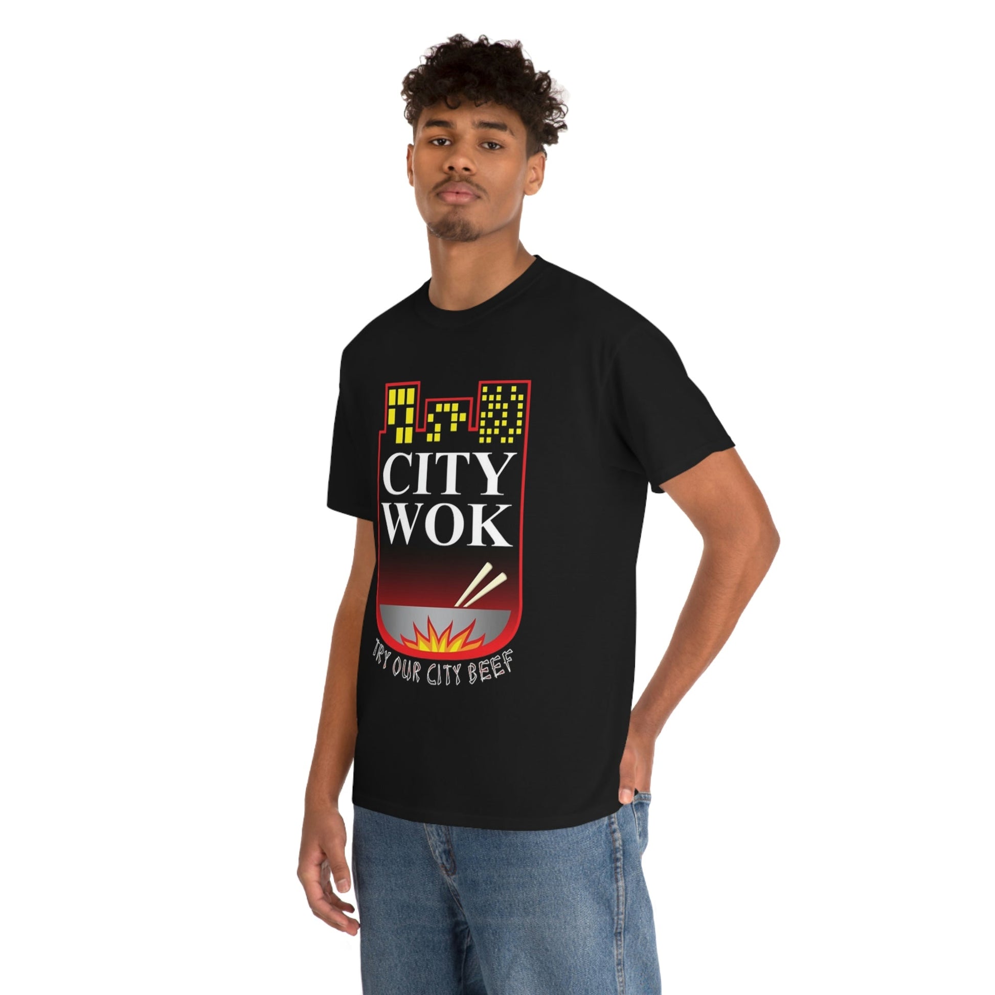 City Wok - Try Our City Beef T-Shirt - RetroTeeShop