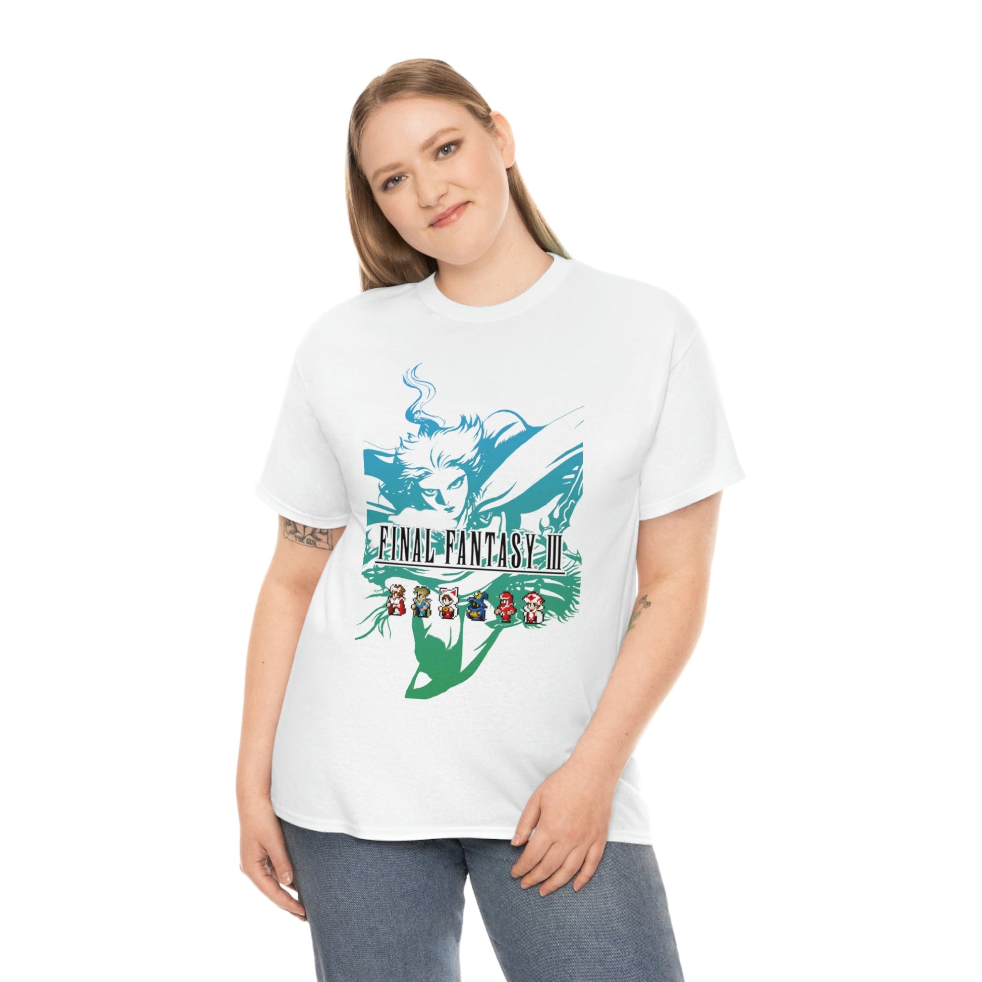 Final Fantasy 3 T-Shirts | Unisex Fitted T-Shirts | RetroTeeShop