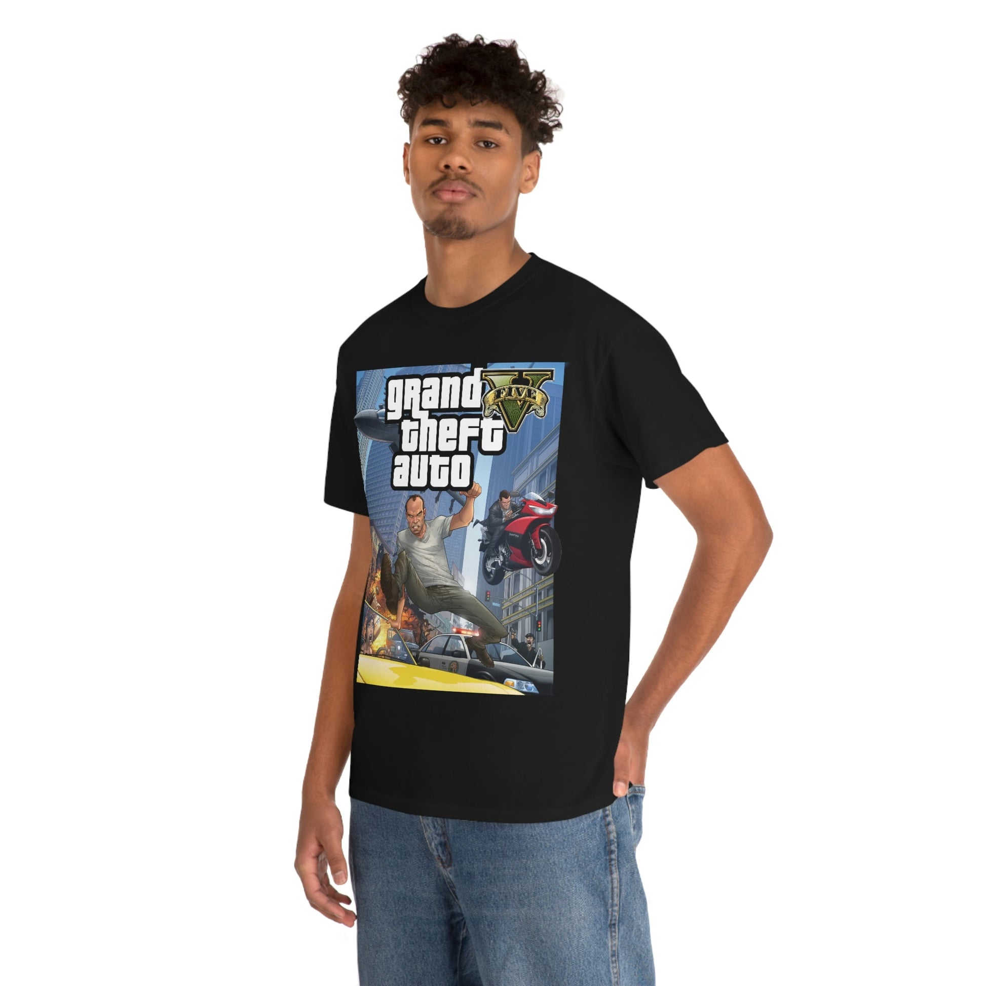 GTA 5 T-Shirt Grand Theft Auto Graphic Tee - RetroTeeShop