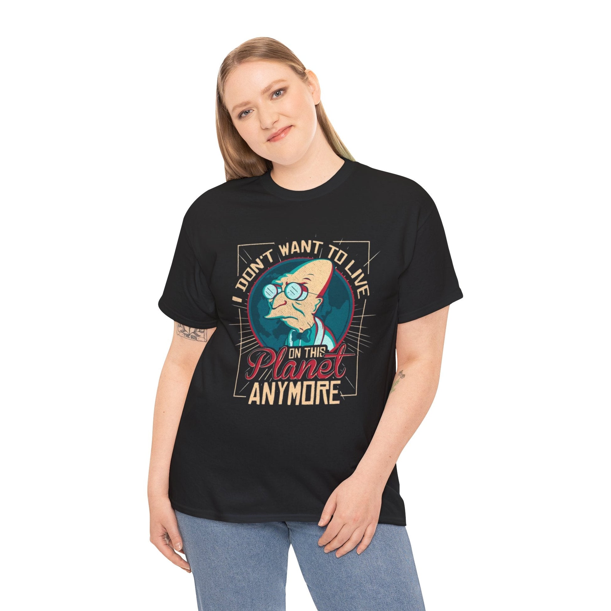 I Don’t Want To Live On This Planet Anymore Futurama T-Shirt - RetroTeeShop