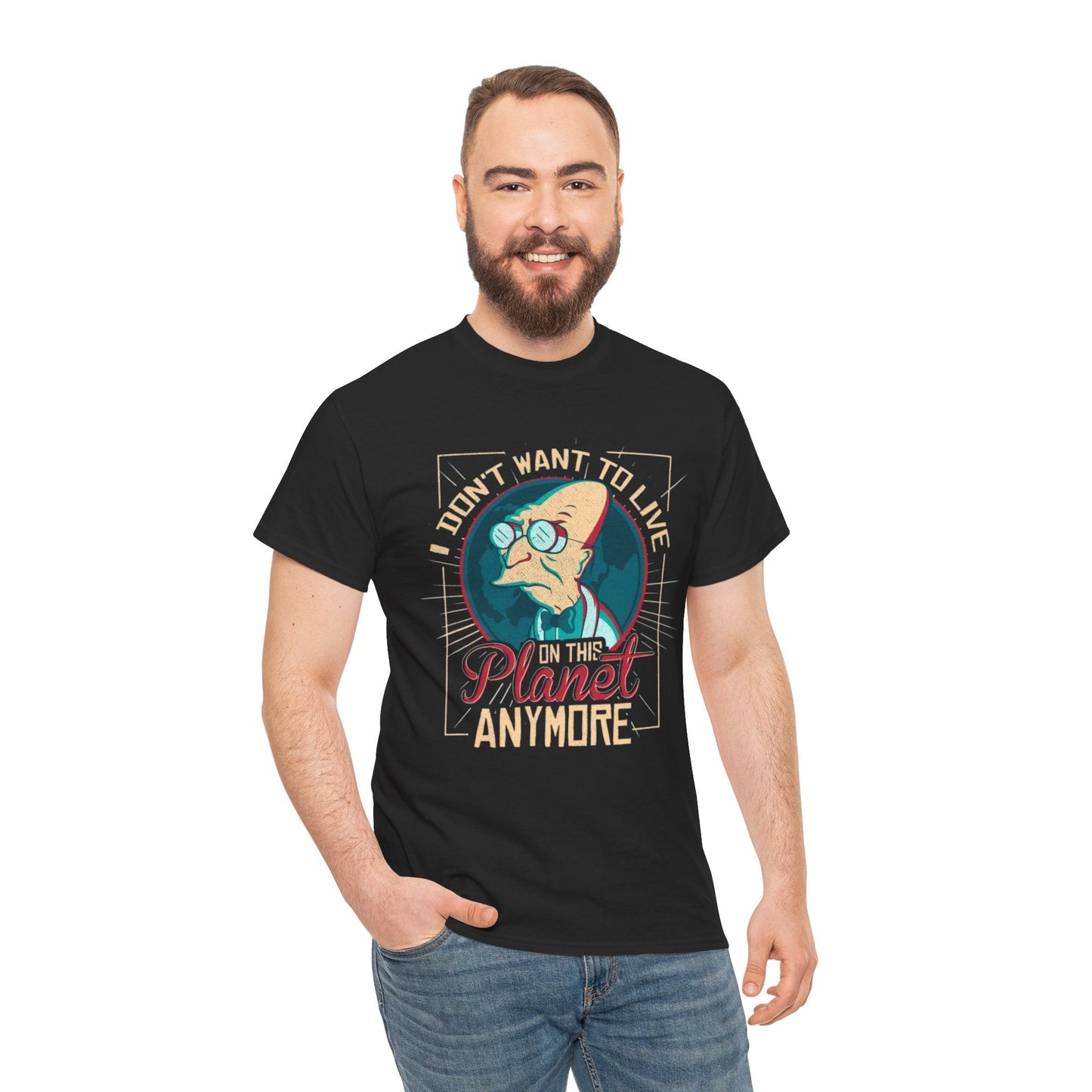 I Don’t Want To Live On This Planet Anymore Futurama T-Shirt - RetroTeeShop