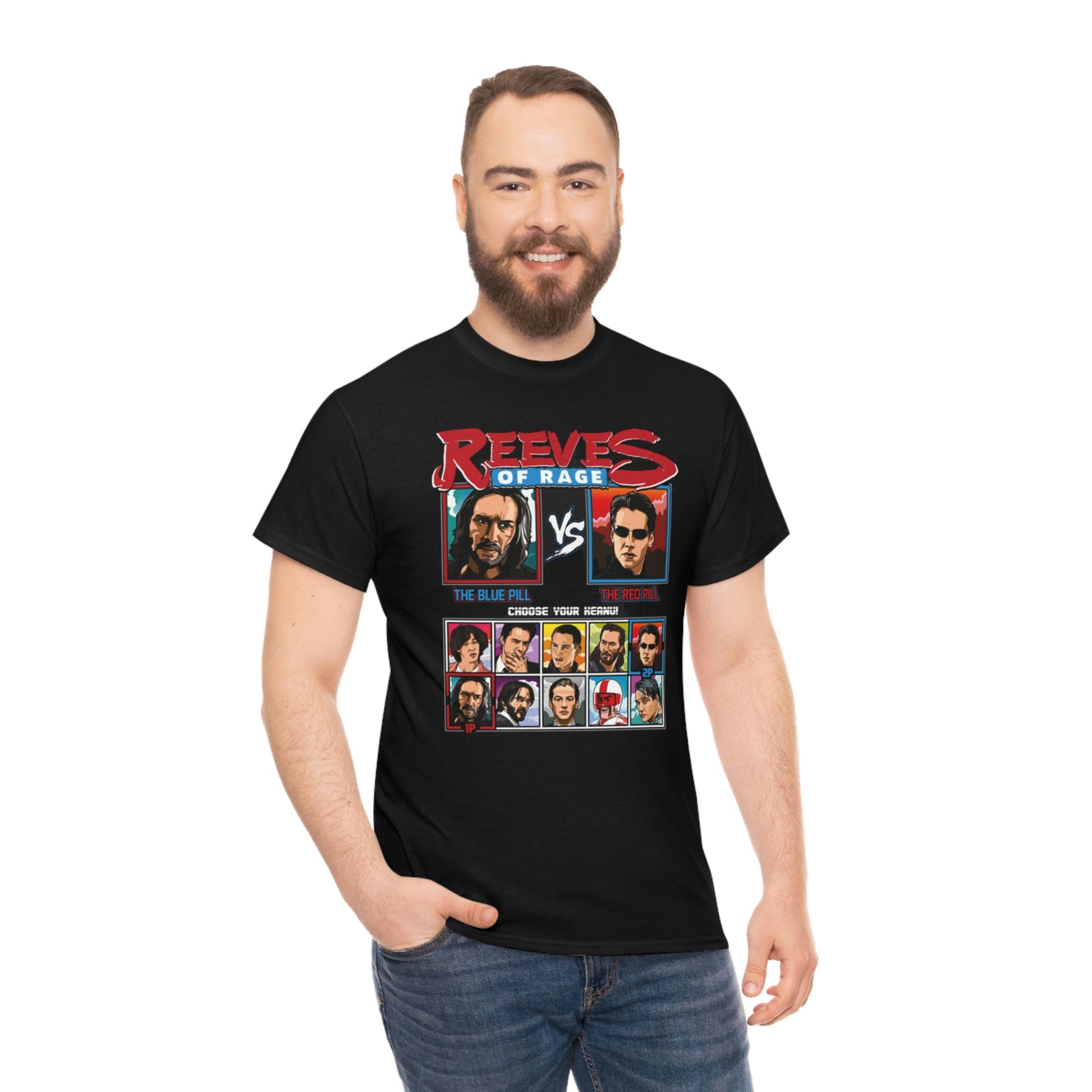 Keanu Reeves of Rage T-Shirt - RetroTeeShop