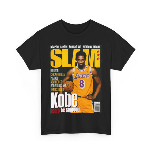 Kobe Bryant Vintage Lakers Slam Cover T-Shirt - RetroTeeShop