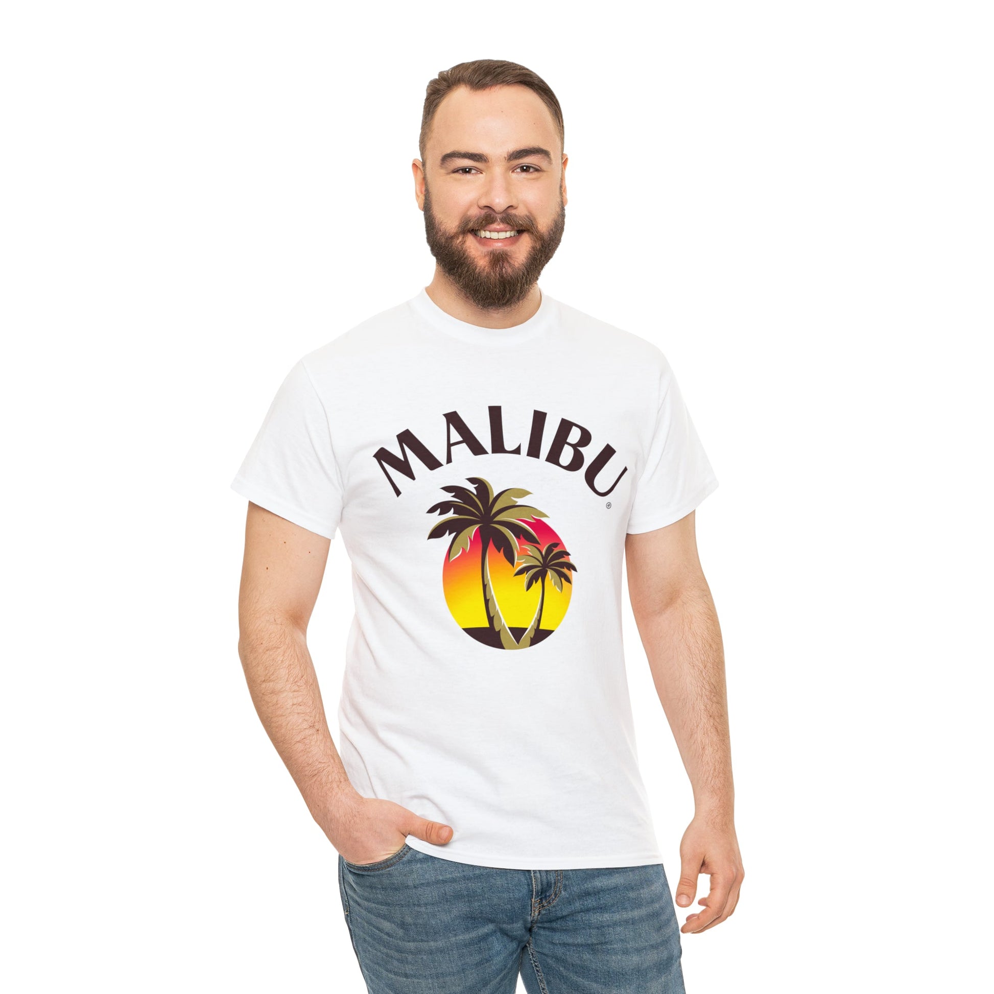 Malibu Rum Logo T-Shirt - RetroTeeShop
