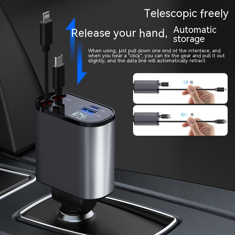 Retractable Fast Car Charger - RetroTeeShop