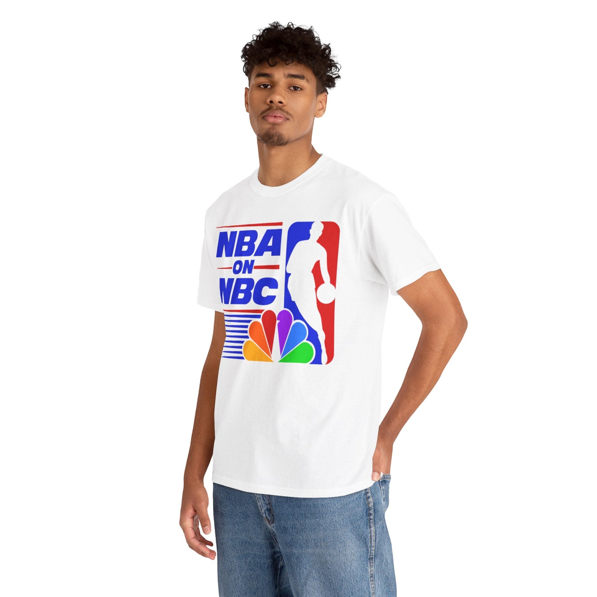 Retro Vintage Style NBA Basketball on TV Classic T - Shirt - RetroTeeShop