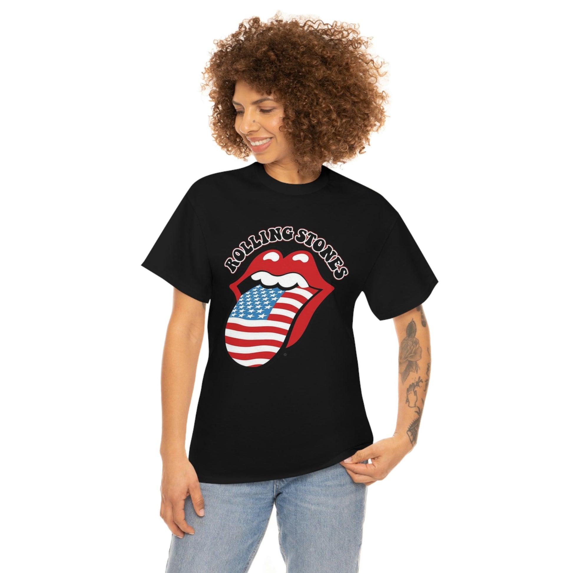 Rolling Stones Vintage Distressed Tongue T-Shirt - RetroTeeShop