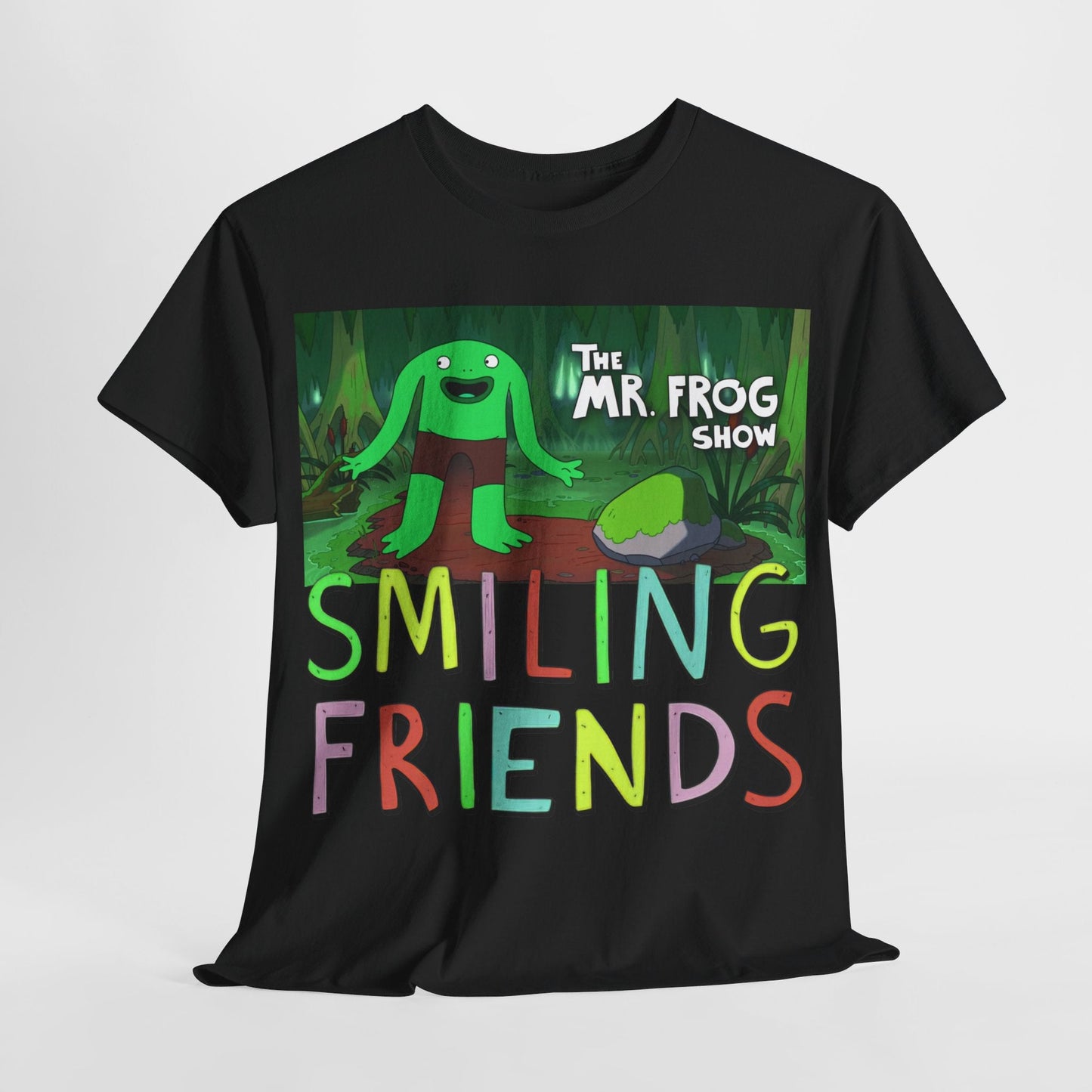 Smiling Friends Mr. Frog T - Shirt - RetroTeeShop