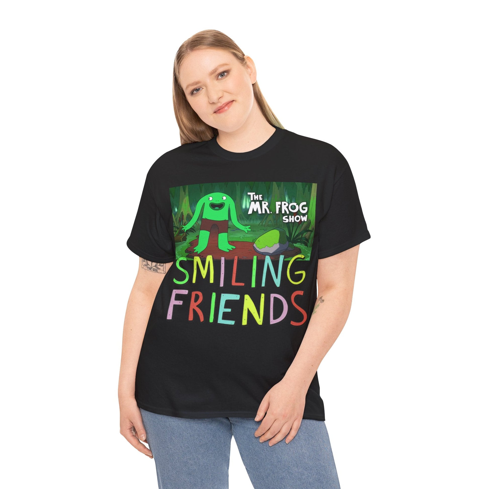 Smiling Friends Mr. Frog T - Shirt - RetroTeeShop
