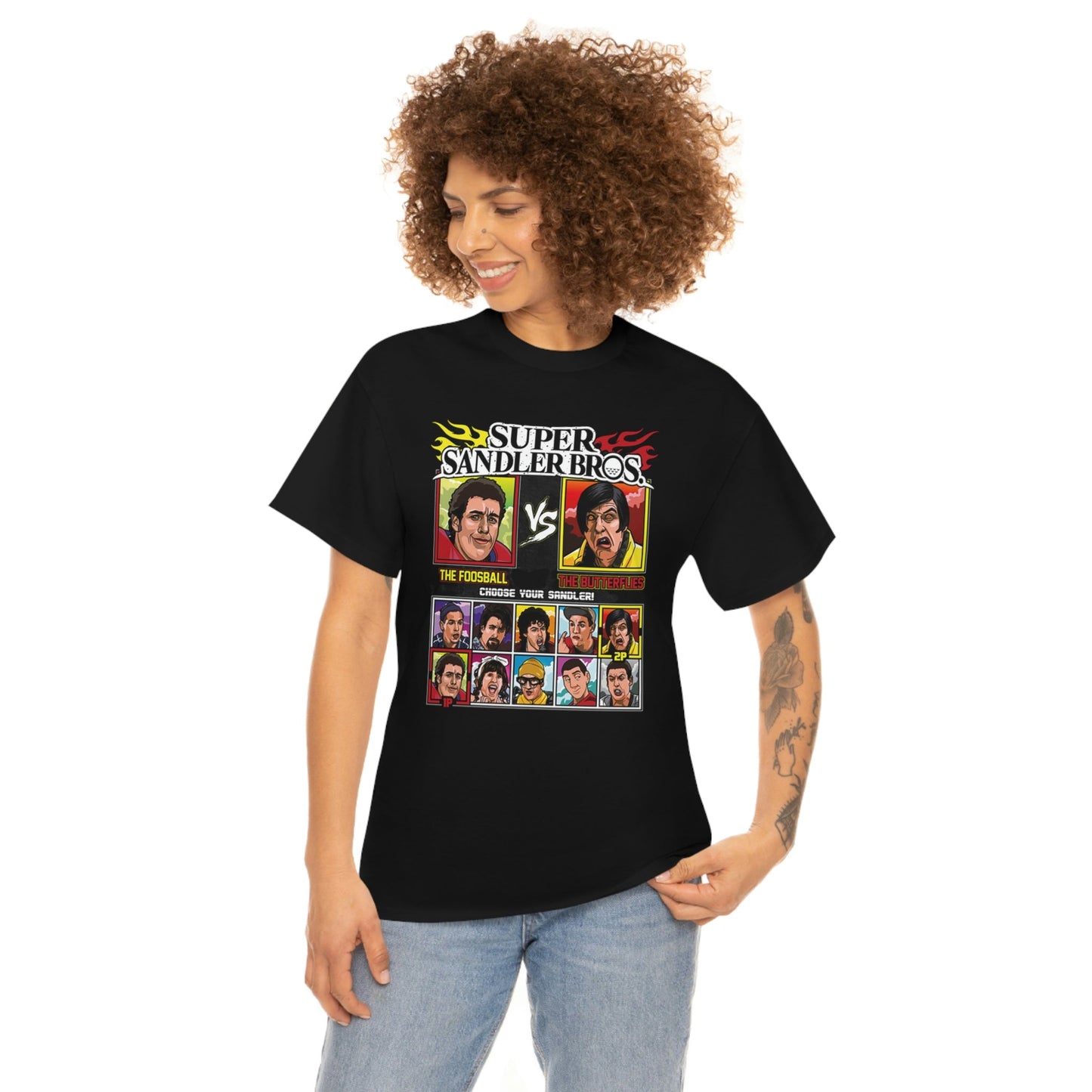Super Sandler Bros Adam Sandler T-Shirt - RetroTeeShop