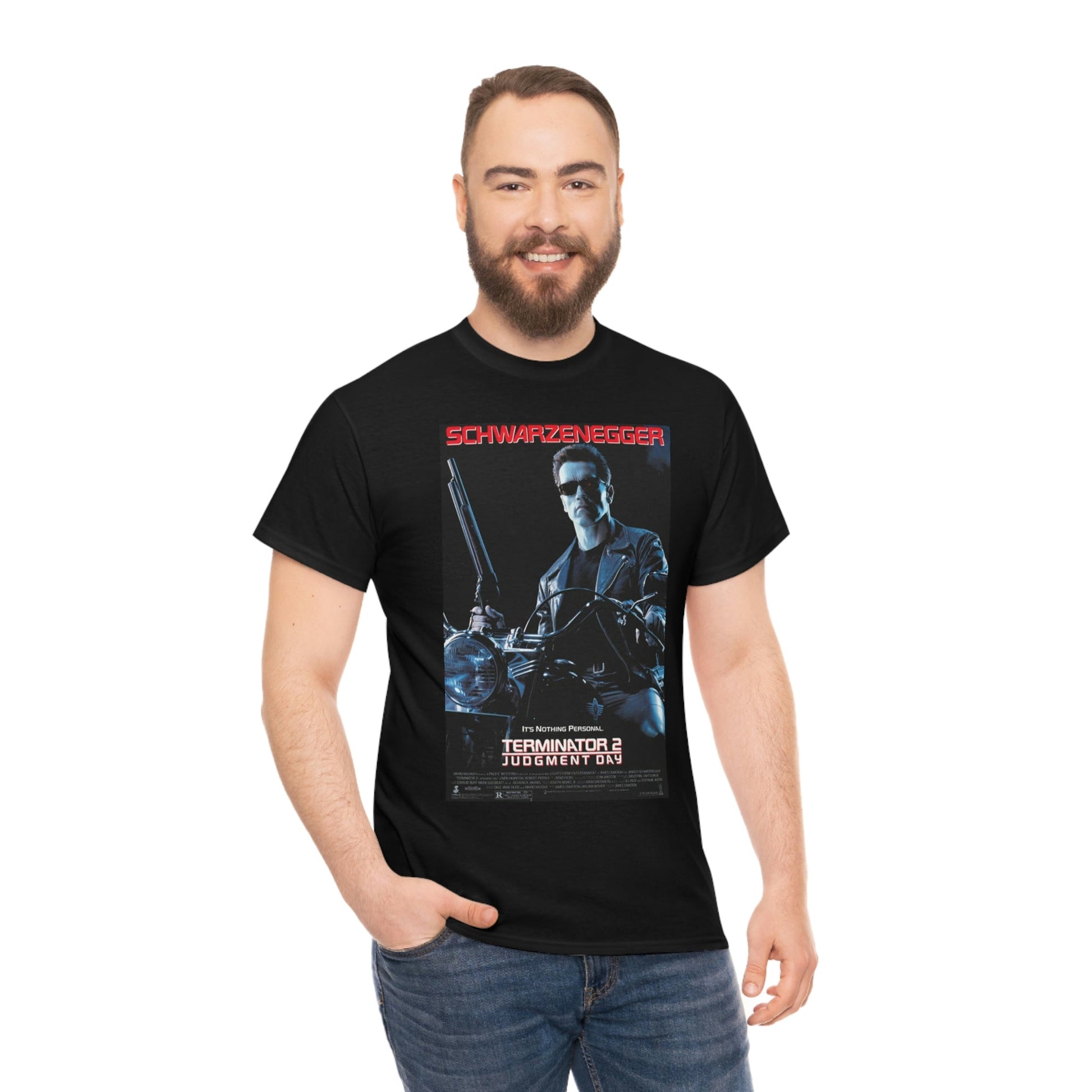 Terminator 2: Judgment Day Movie Poster T-Shirt - RetroTeeShop