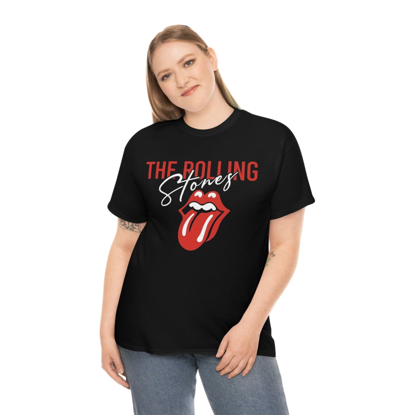 The Rolling Stones Distressed Tongue T-Shirt - RetroTeeShop