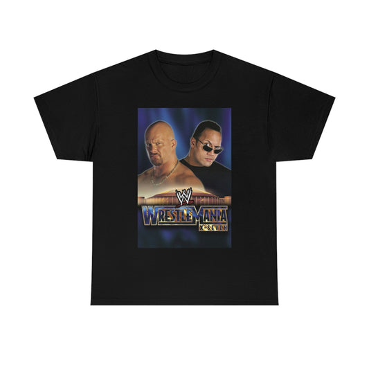 Wrestlemania 17 The Rock Vs Austin T-Shirt - RetroTeeShop