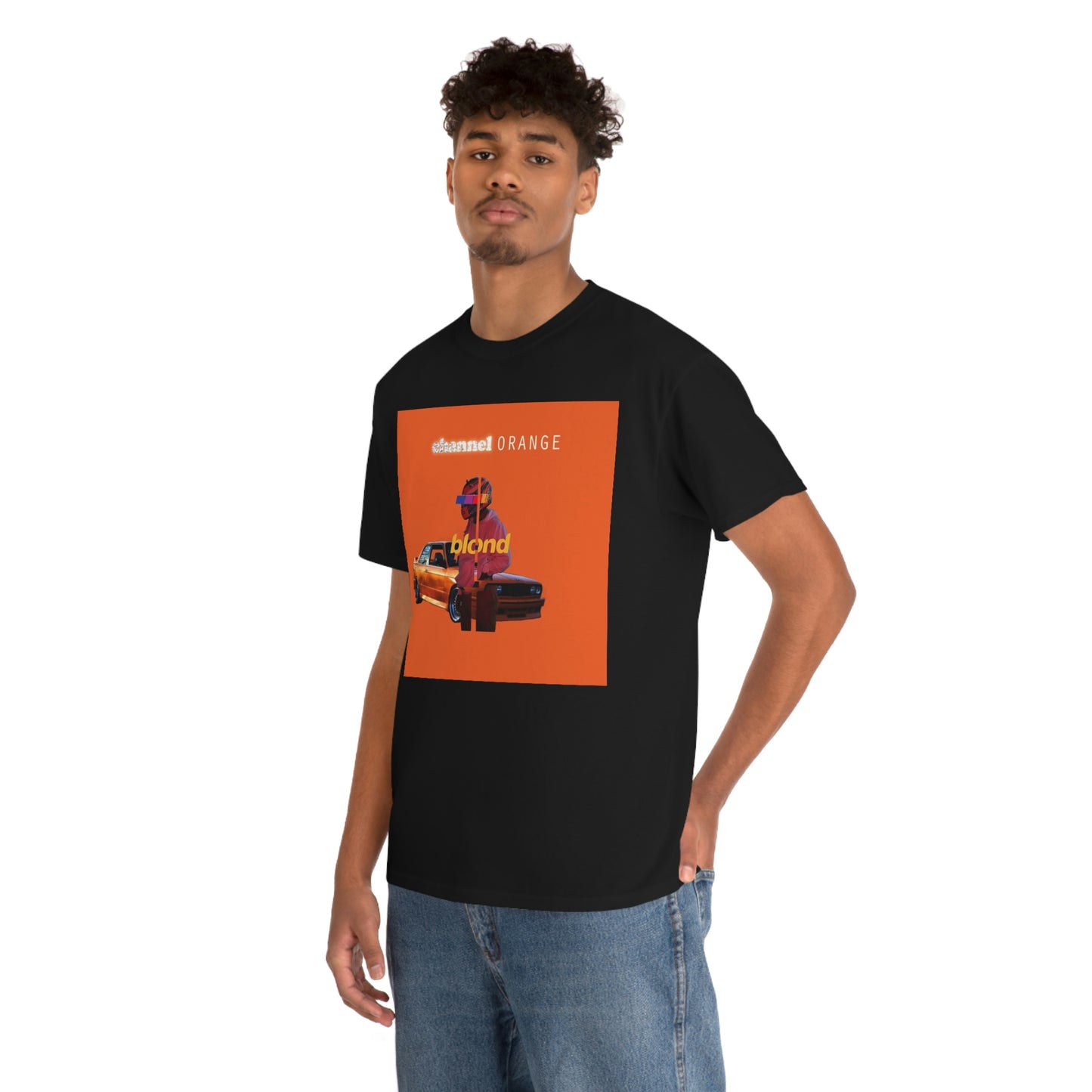 Orange Blond Printed T-Shirts | Unisex Black T-Shirts | RetroTeeShop